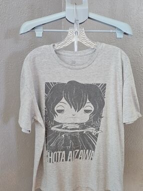 My Hero Academia Shota Aizawa Grey Graphic Mens T-Shirt
